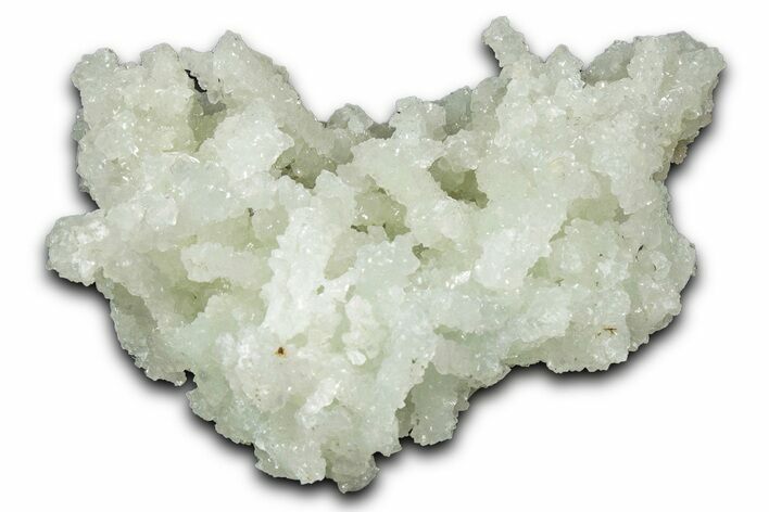Sparkly Prehnite Pseudomorph After Laumontite - India #342417